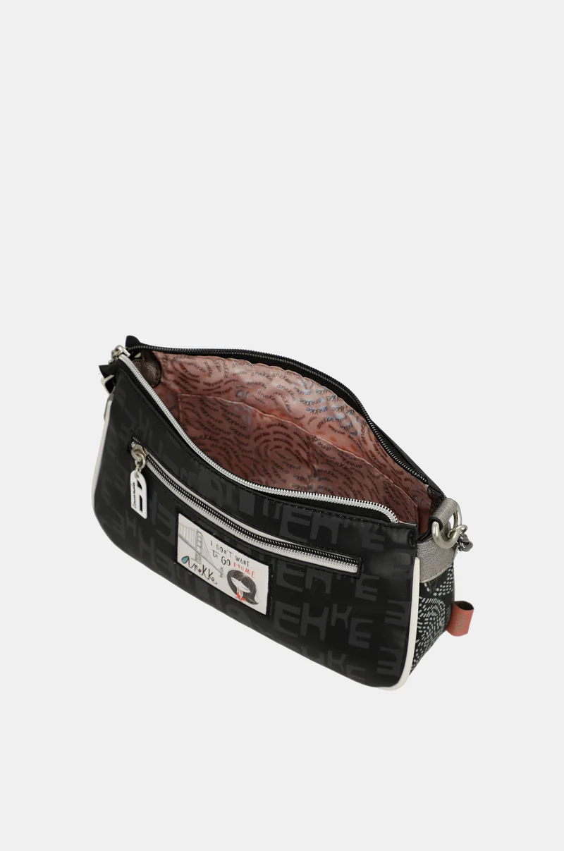 Sac baguette à anse métallique Nature Sixties