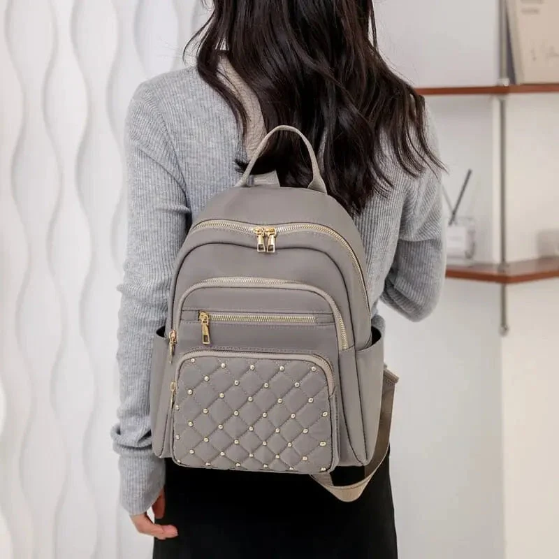 Petit Sac à Dos de Voyage Femme | Léger Nylon Compartimenté