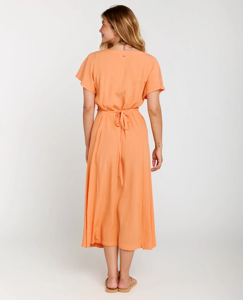 Molokaï Short Sleeve Long Dress