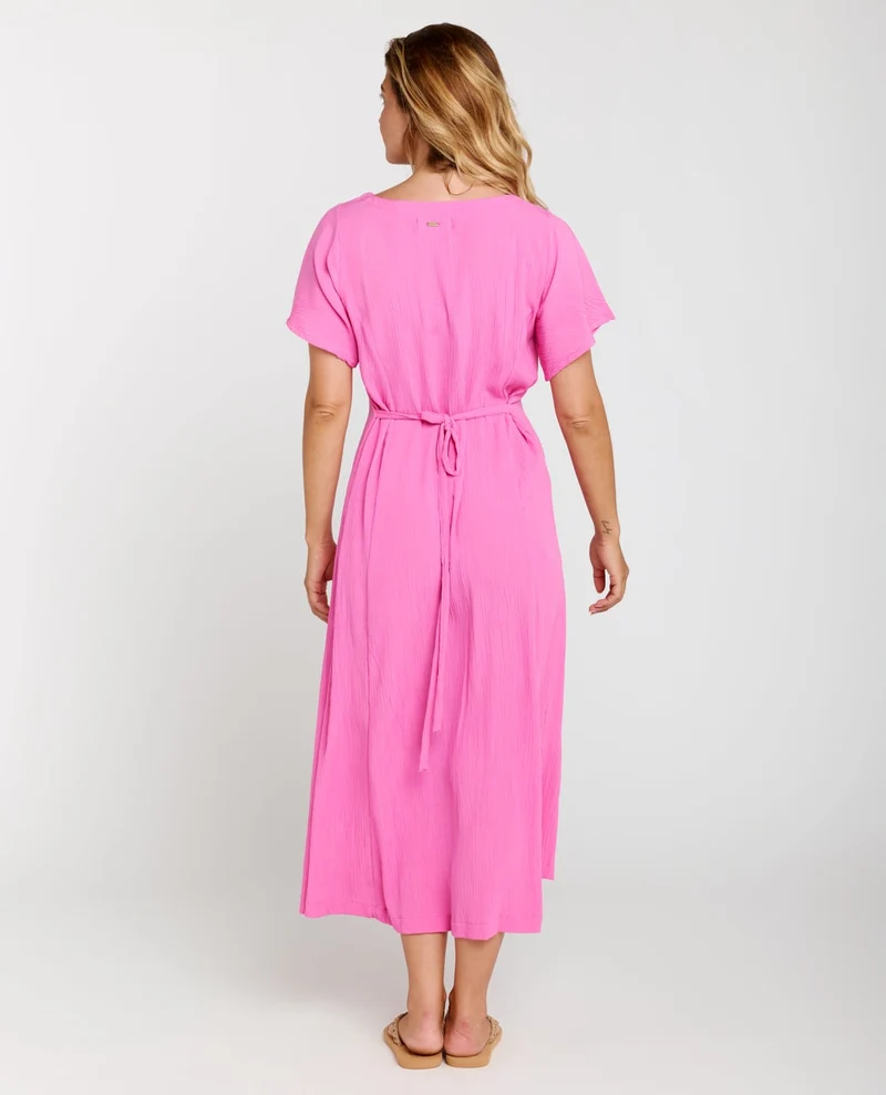 Molokaï Short Sleeve Long Dress