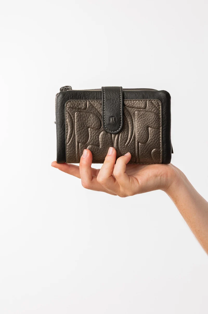 Portefeuille de taille moyenne souple RFID Melody