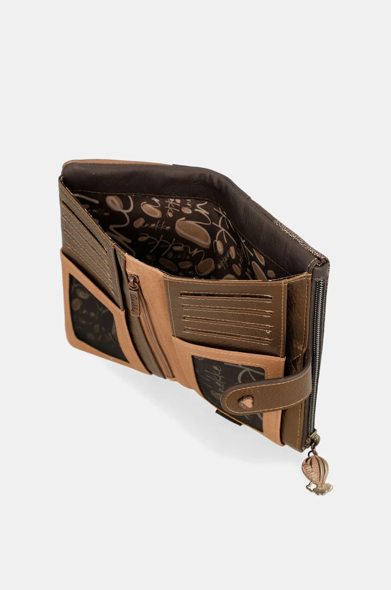 Portefeuille de taille moyenne RFID Voyage