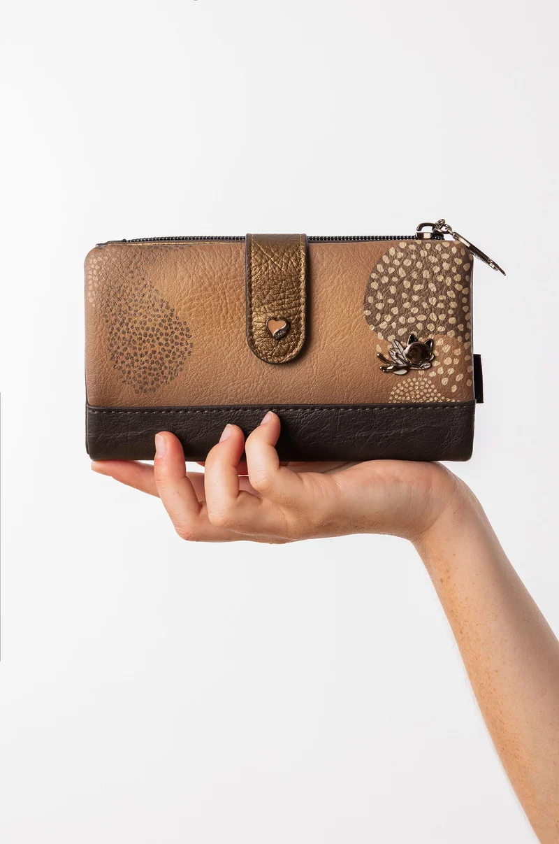 Portefeuille de taille moyenne RFID Voyage