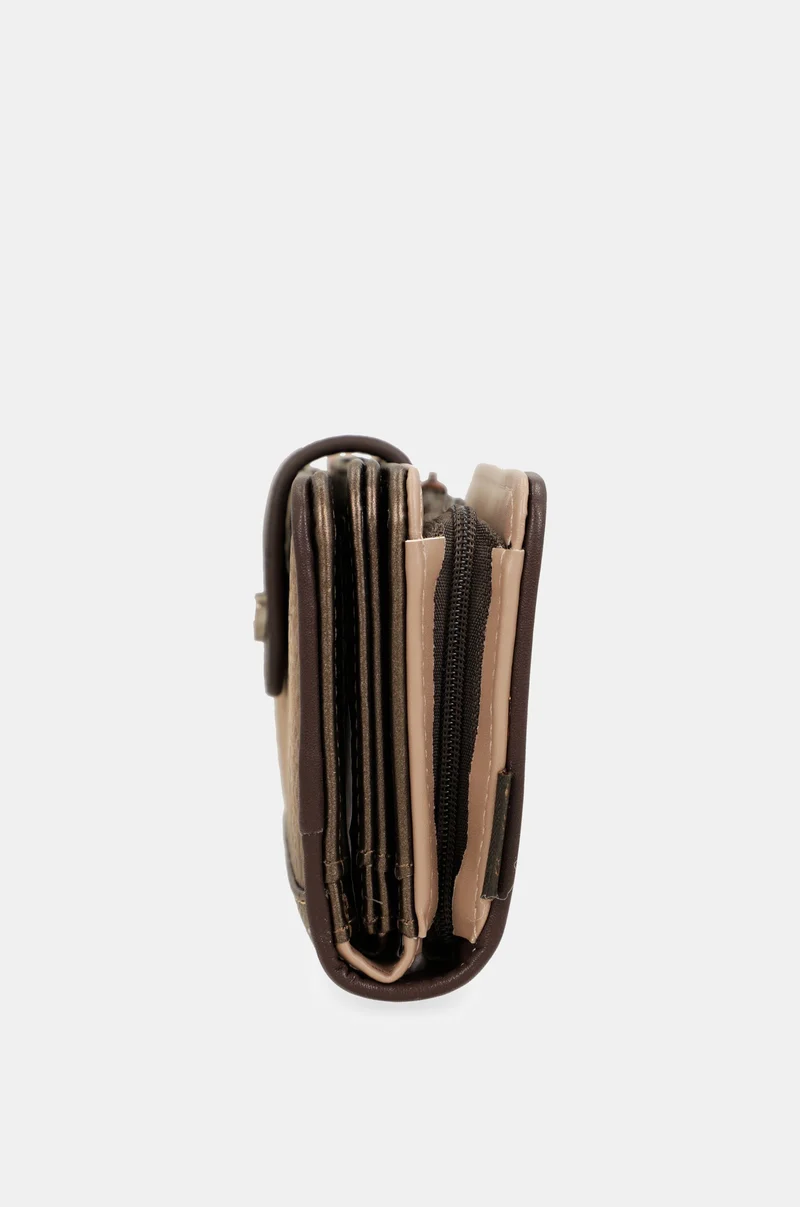 Portefeuille rigide de taille moyenne RFID Voyage