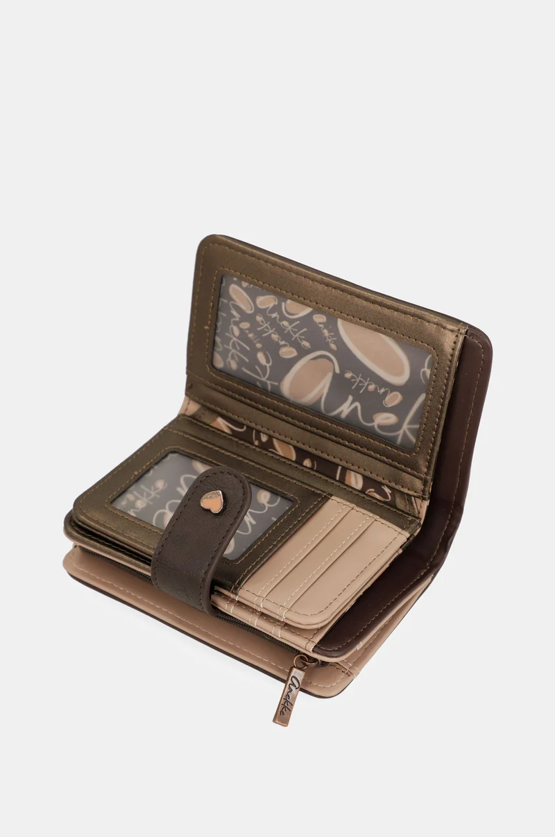 Portefeuille rigide de taille moyenne RFID Voyage