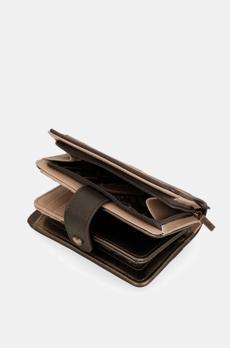 Portefeuille rigide de taille moyenne RFID Voyage