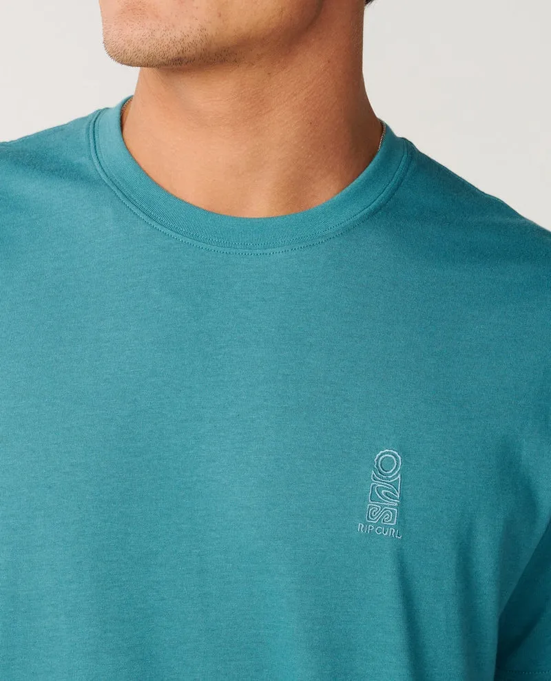 Search Series Vaporcool Embroid Relaxed Tee