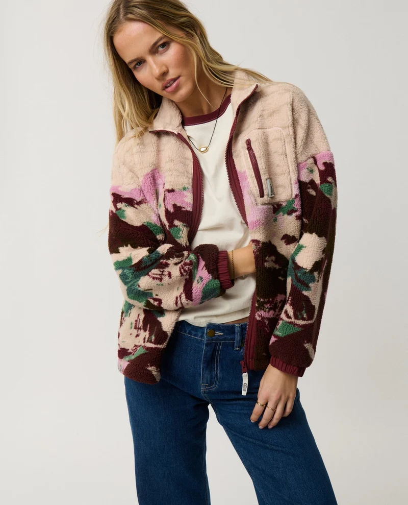 Search Series Bonded Zip Through Polar Fleece