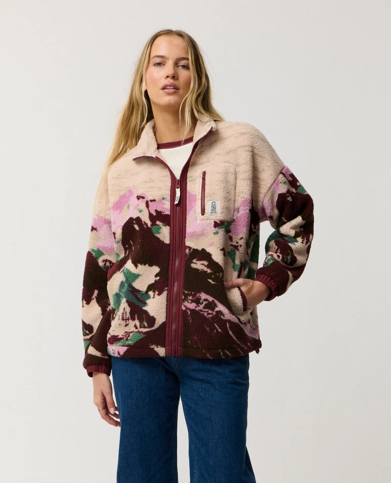 Search Series Bonded Zip Through Polar Fleece