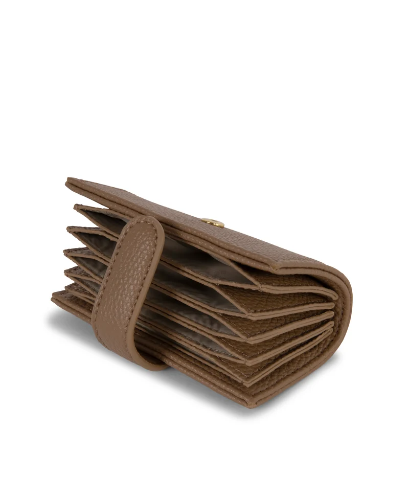 CREPE Vegan Porte-carte en accordéon - Grain