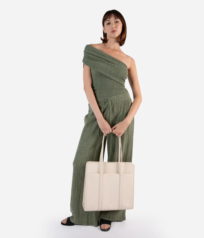 LUSIK Fourre-tout sac végétalien – Grain
