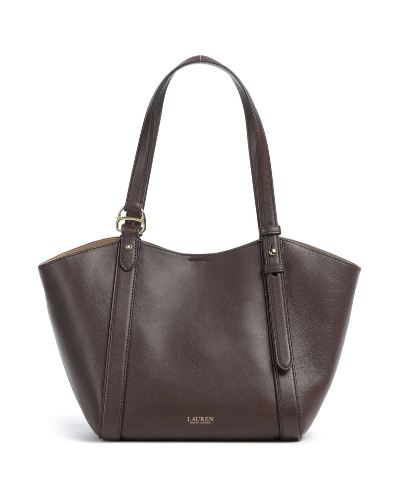 Lauren Ralph Lauren Tasha Small Cabas chestnut brown