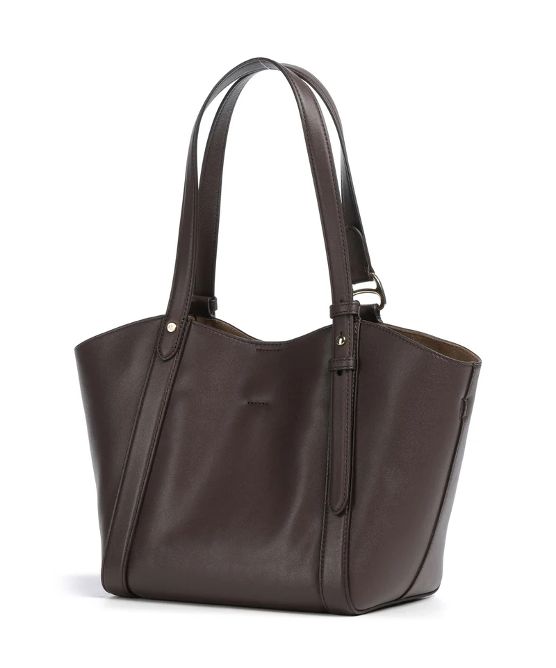 Lauren Ralph Lauren Tasha Small Cabas chestnut brown