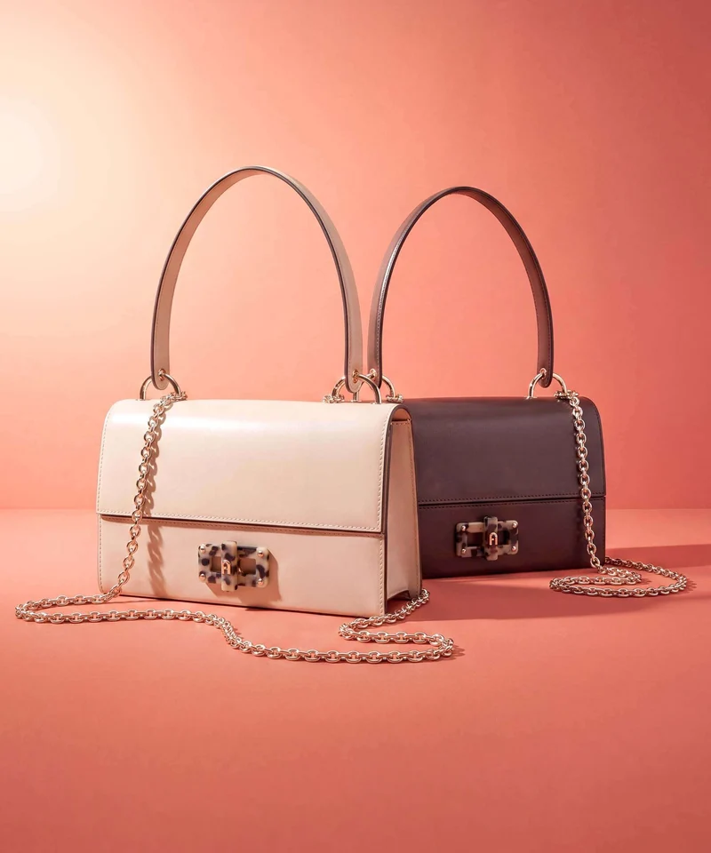 Furla Amelia M Sac porté épaule cotone