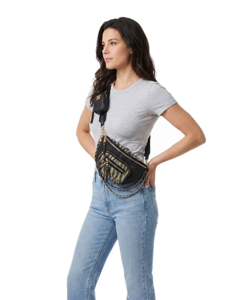 Steve Madden BMAXIMA-S Sac porté épaule black/zebra