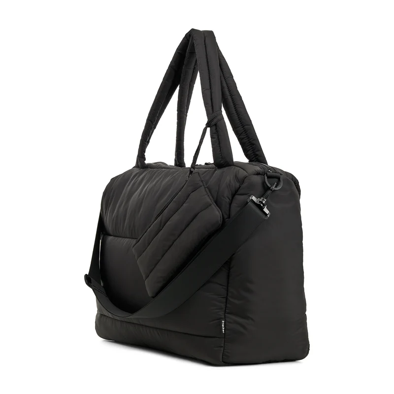 Tracker City Lux puffer Tote
