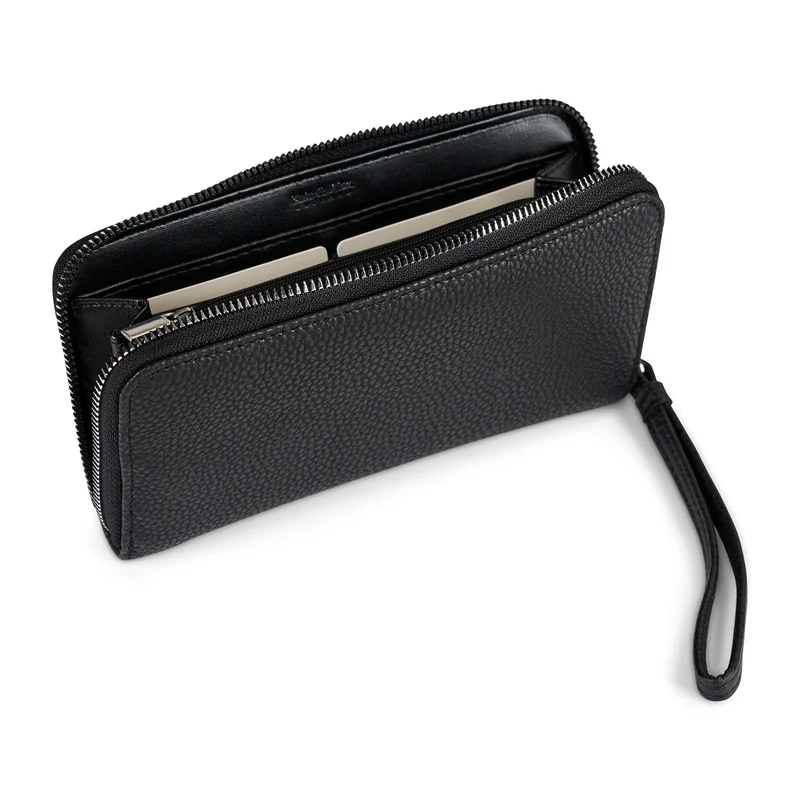 Bentley Amour Classic Zip-Around Wallet with Wrist Strap