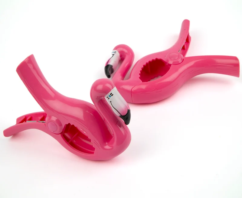 Tracker Beach Towel Clips Flamingo
