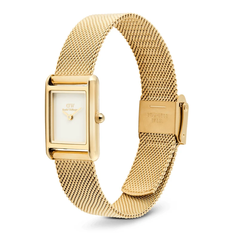 Daniel Wellington Bound Mini Evergold Blanc Montre Femme DW00100928