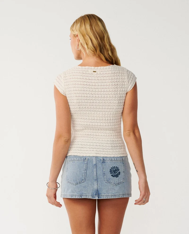 Bossa Nova Textured Short Sleeve Tee