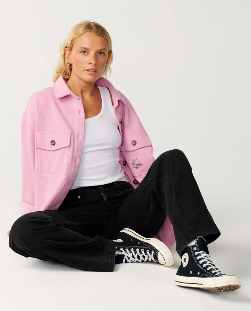 Retro Swell Fleece Overshirt