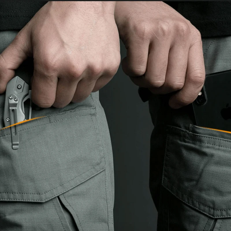 Short Tactique Imperméable Homme | Poches Multiples Élastiques
