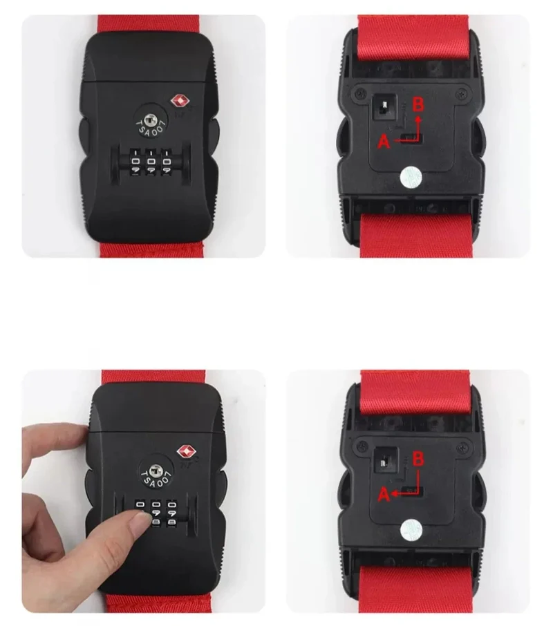 Sangle Valise Tsa Code 3 Chiffres | Sécurité Voyage et Identification