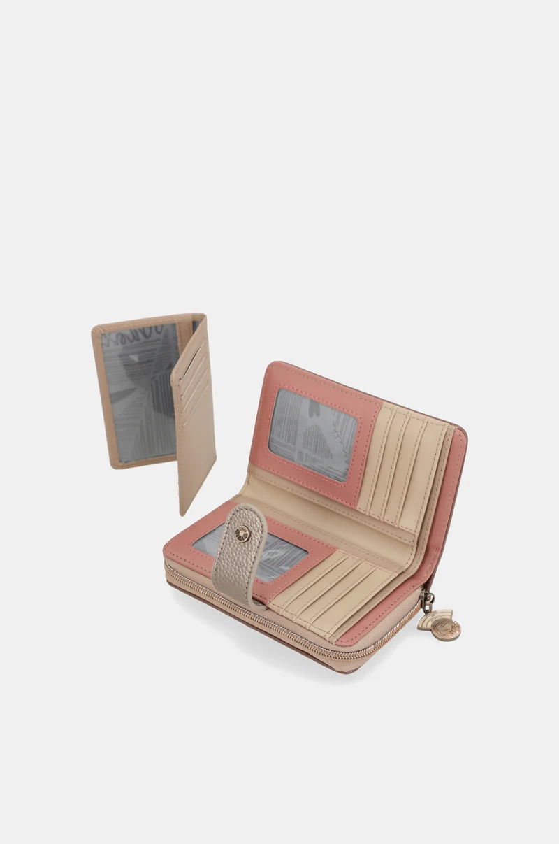 Portefeuille RFID moyen format Stars