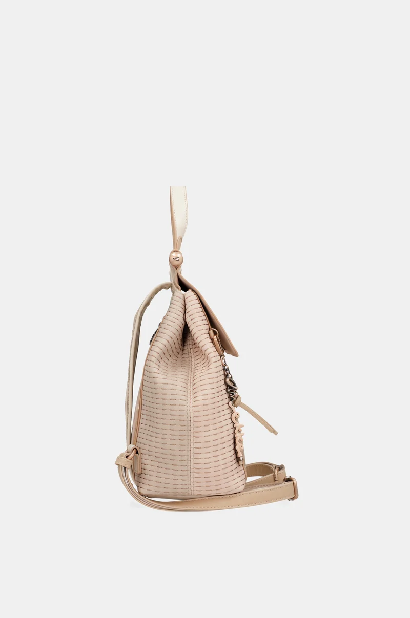 Sac à dos à rabat nude Studio
