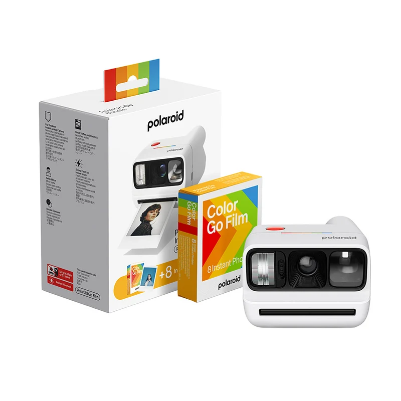 Polaroid Go Génération 3 avec film couleur 8 poses (Blanc)