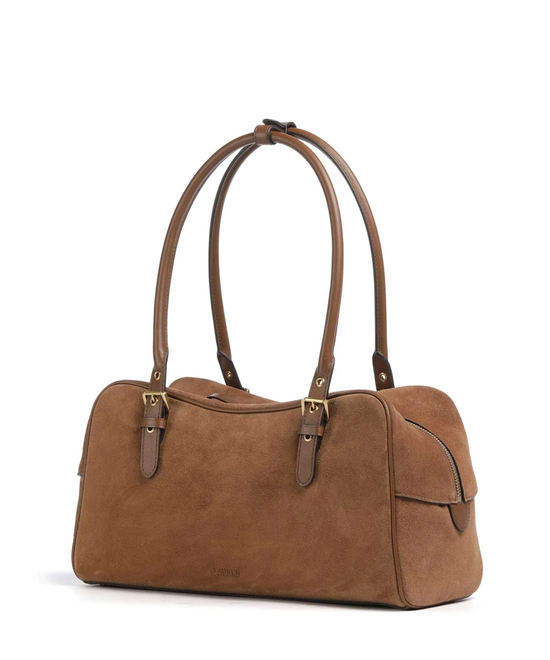 Lauren Ralph Lauren Marcy Large Sac porté épaule light tobacco