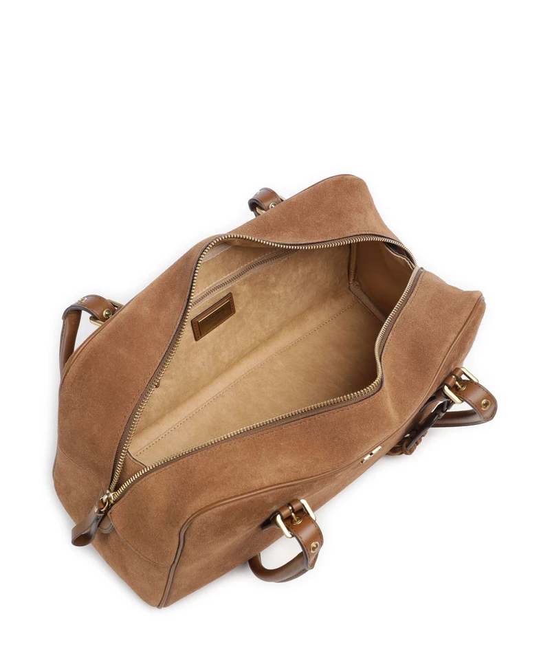 Lauren Ralph Lauren Marcy Large Sac porté épaule light tobacco