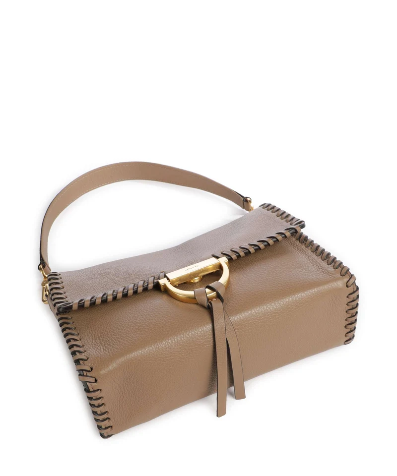 Abro Dalia Temi Stitch Sac porté épaule cappuccino