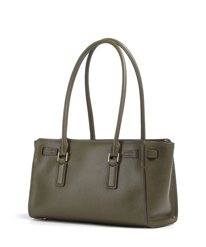 Michael Kors Hamilton Moderne Small Sac porté épaule loden