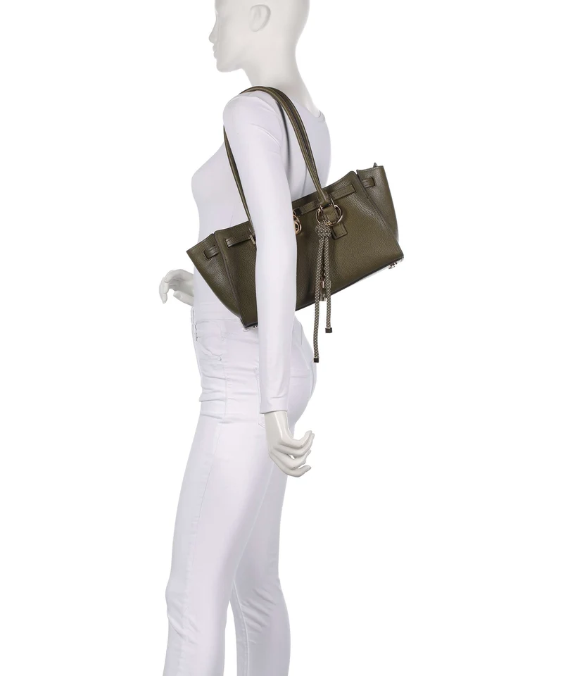 Michael Kors Hamilton Moderne Small Sac porté épaule loden