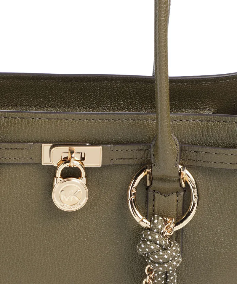 Michael Kors Hamilton Moderne Small Sac porté épaule loden