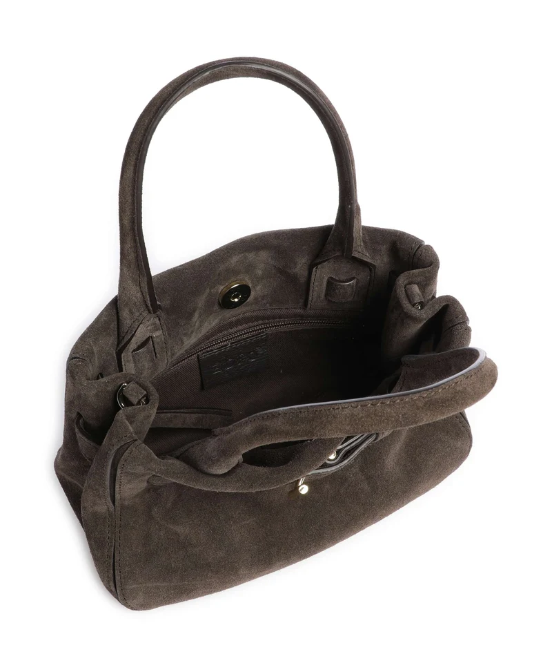 Abro Suede Jill Sac à main dark brown