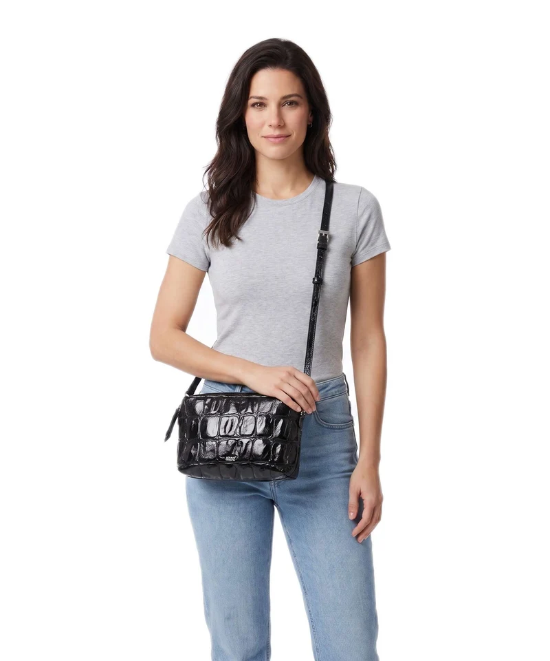 Abro Maxxi Cocco Kaia Sac bandoulière black/nickel
