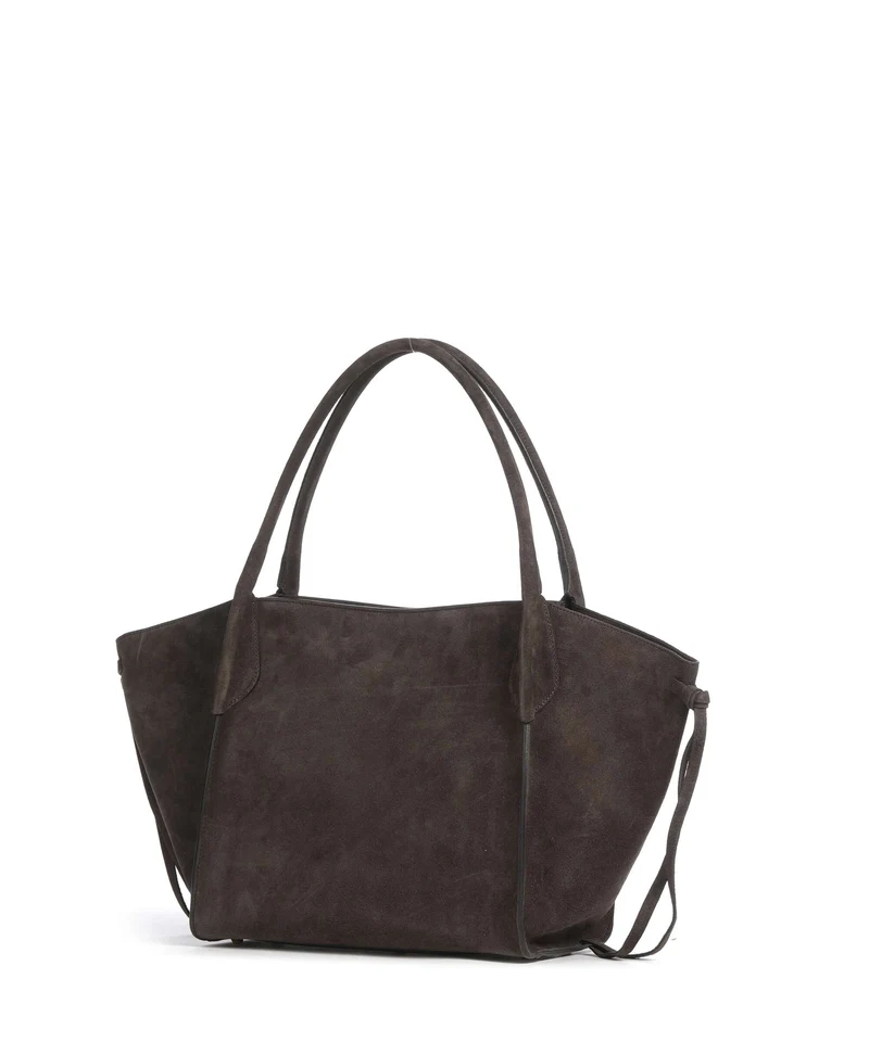 Abro Suede Vibe Big Cabas dark brown