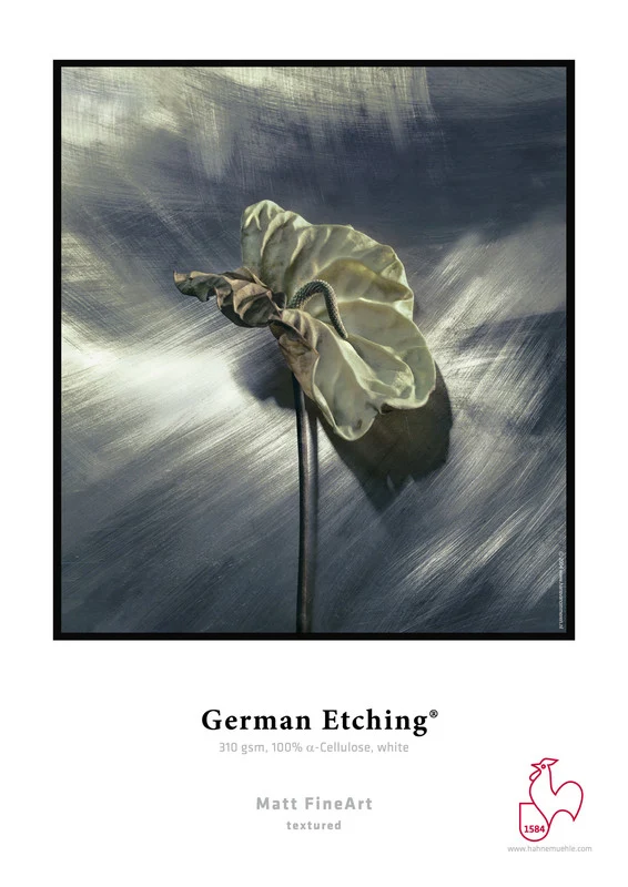 Papier German Etching 8.5x11po (25 Feuilles)