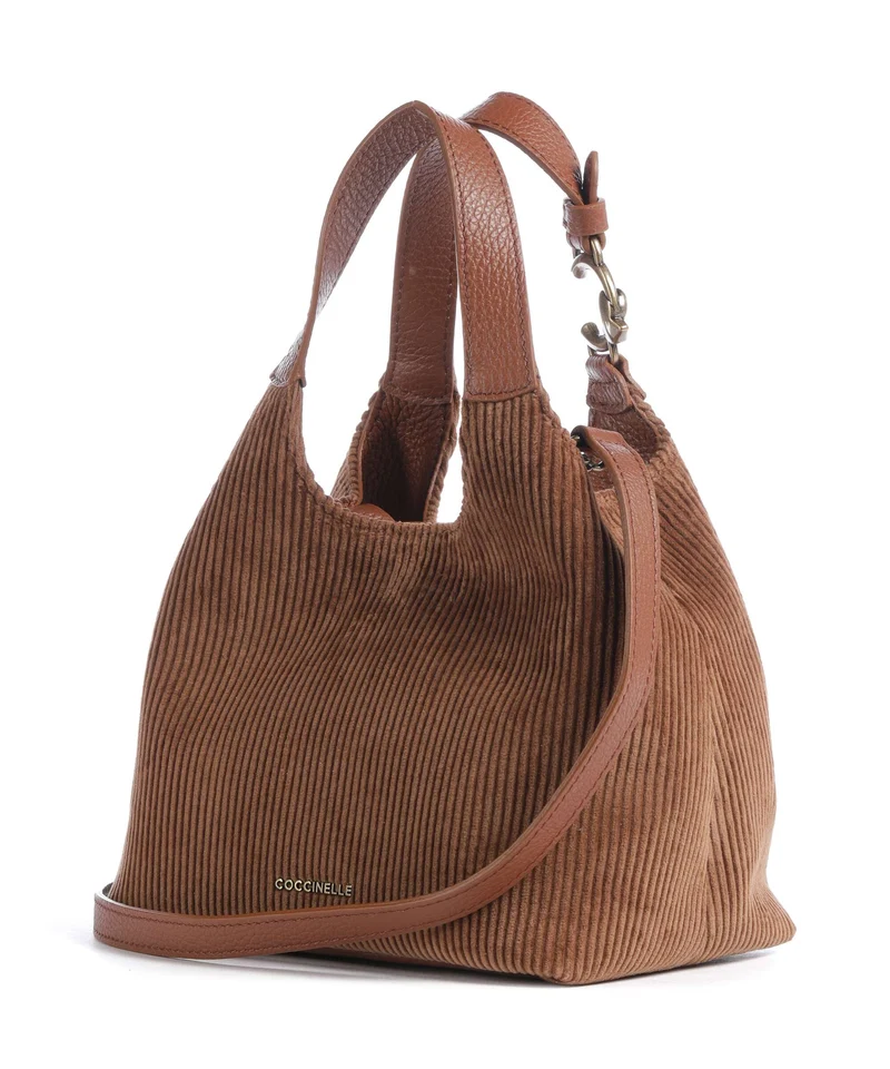 Coccinelle C-Easy Corduroy Sac à main cognac