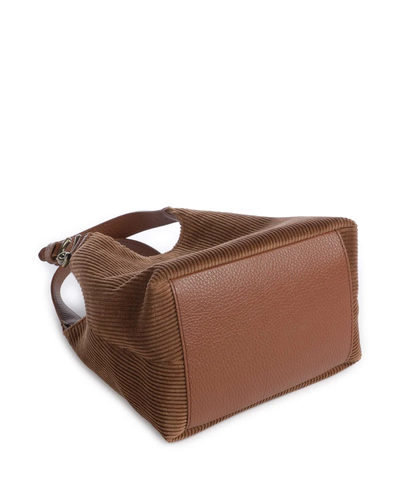 Coccinelle C-Easy Corduroy Sac à main cognac