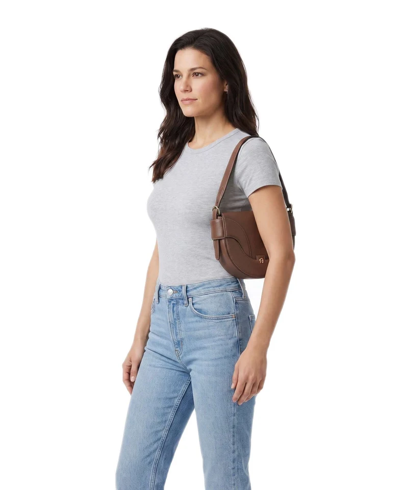 Aigner Sellina S Sac porté épaule saddle brown