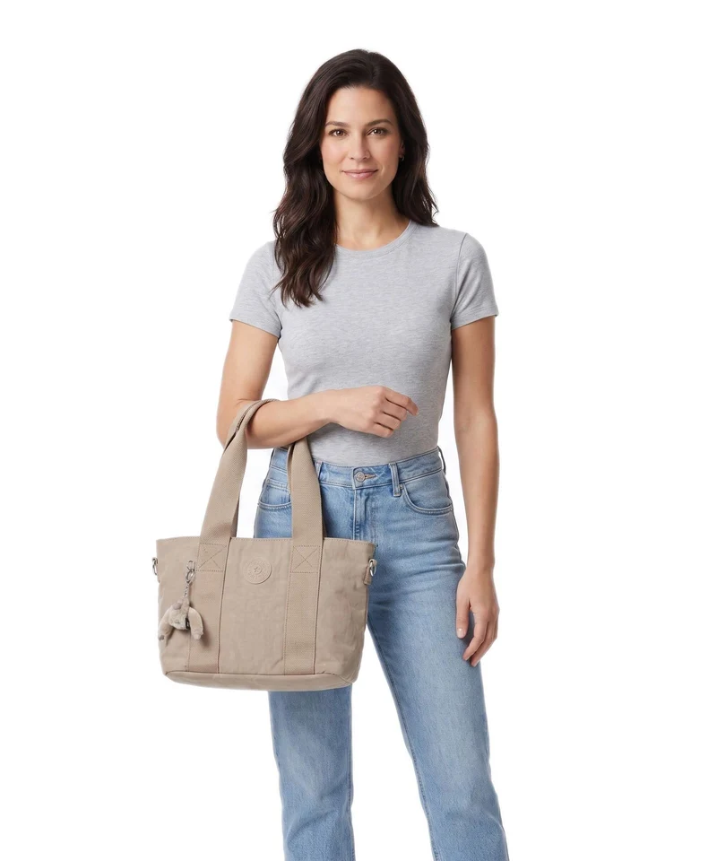 Kipling Basic Minta M Up Sac porté épaule tan beige