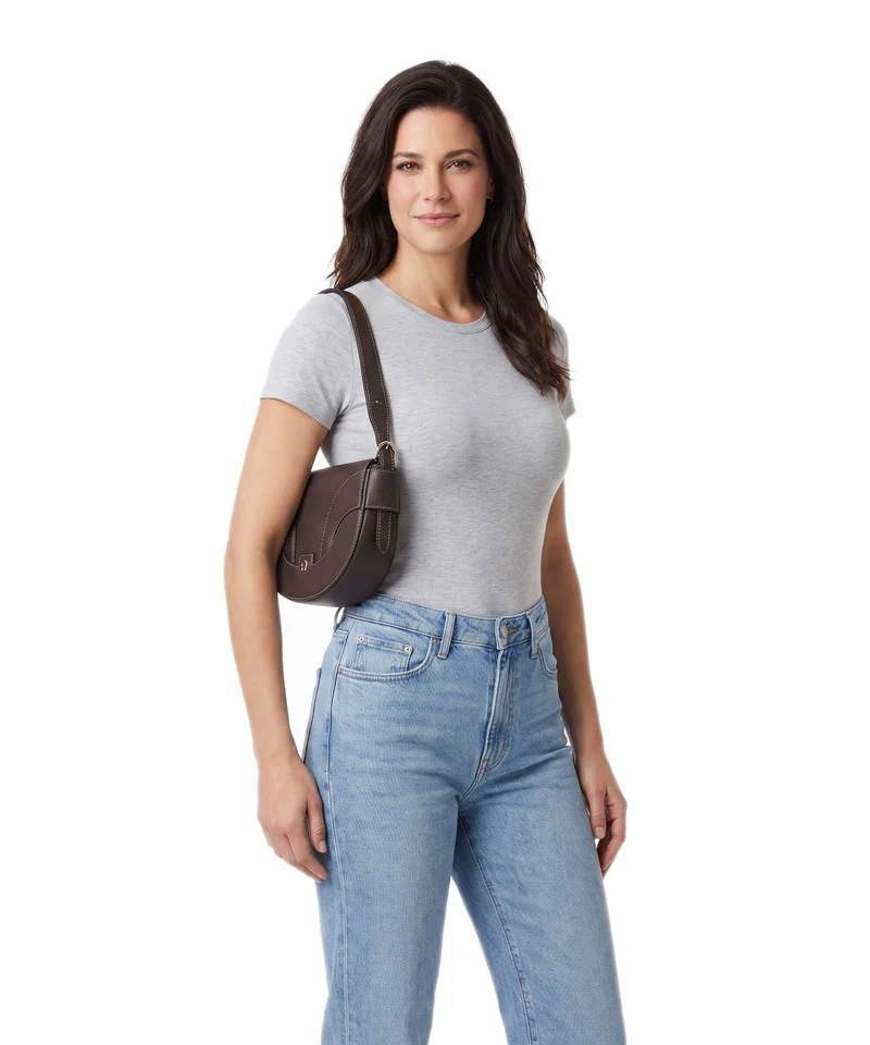 Aigner Sellina S Sac porté épaule soil brown
