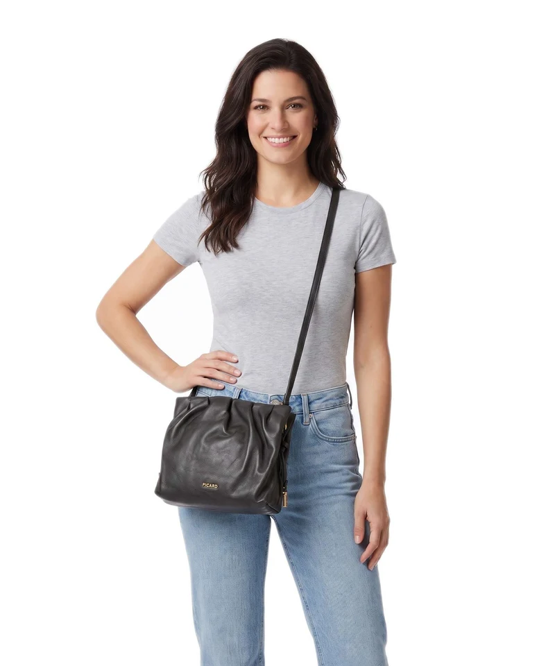 Picard Drape Sac bandoulière cafe