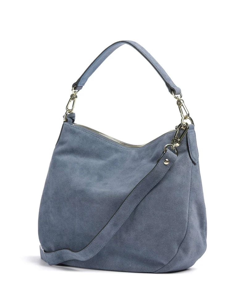 Abro Suede Juna Small Sac fourre-tout jeans