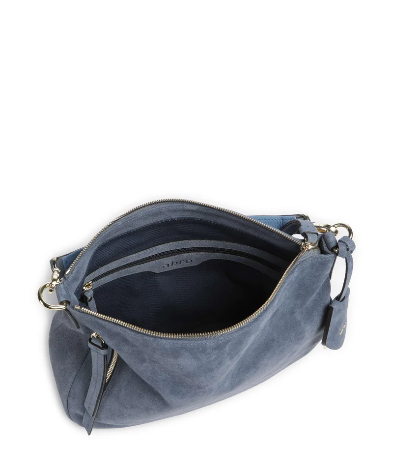 Abro Suede Juna Small Sac fourre-tout jeans