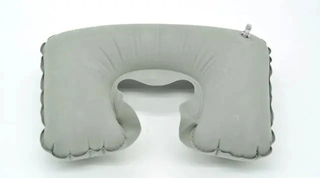 Coussin de Voyage Gonflable U | Maintien Tête Velours Confort
