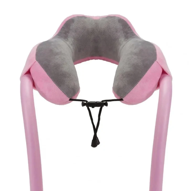 Coussin de Voyage avec Support Téléphone | Mousse Mémoire et Coton